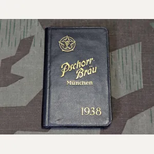 Pschorr Bräu München Pocket Calendar 1938