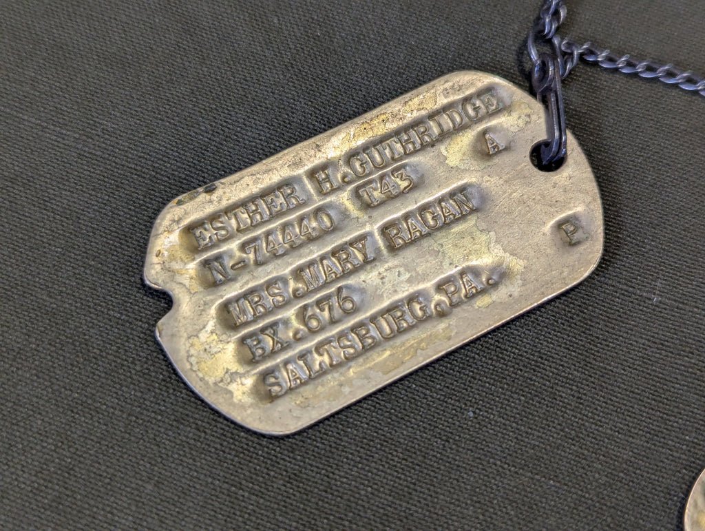 Esther Guthridge Nurse Next of Kin Dog tag Set — image 2
