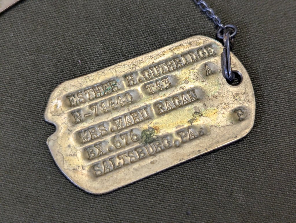 Esther Guthridge Nurse Next of Kin Dog tag Set — image 3