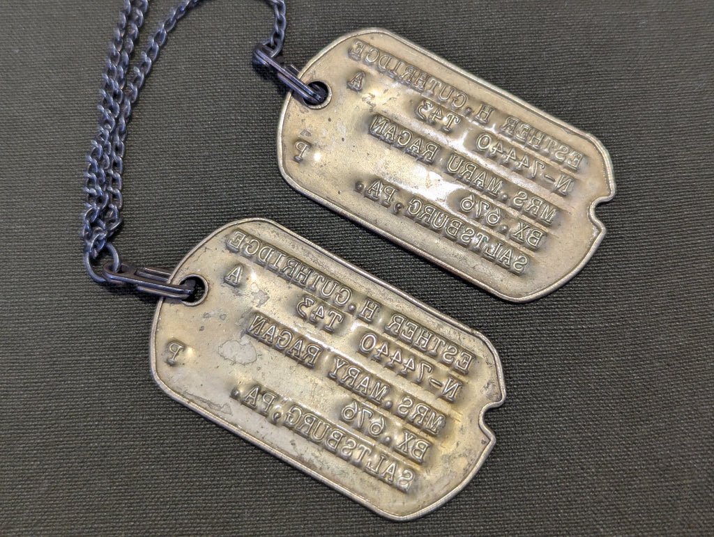 Esther Guthridge Nurse Next of Kin Dog tag Set — image 4