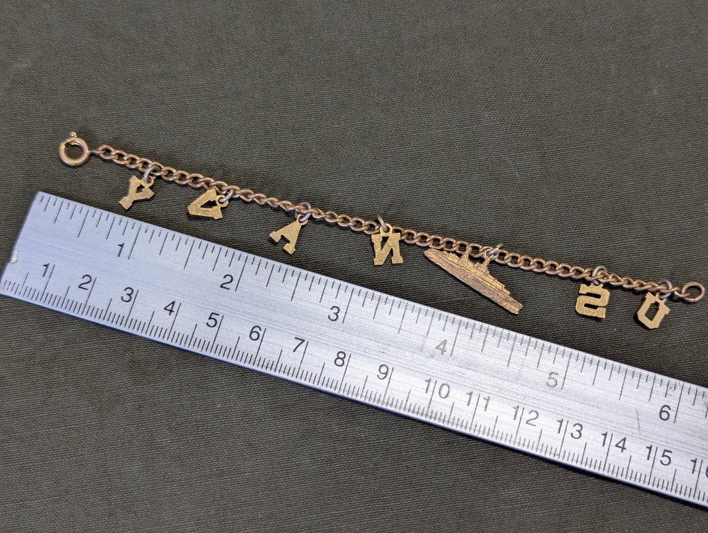 US Navy Bracelet with Ship Charm — image 2