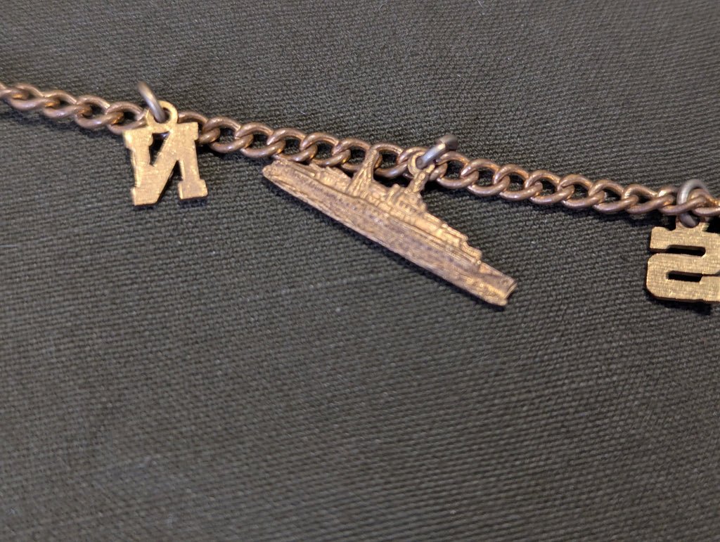 US Navy Bracelet with Ship Charm — image 7