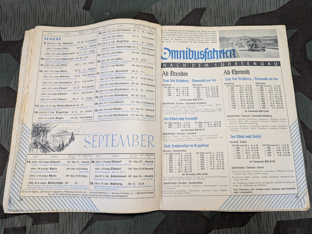 Urlaubsfahrten 1939 Deutsche Arbeitsfront NS Gemeinschaft KdF Gau Sachsen — image 11