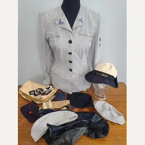 Named WAVES Grouping (Seersucker Jacket, Garrison Cap, Service Hat & …