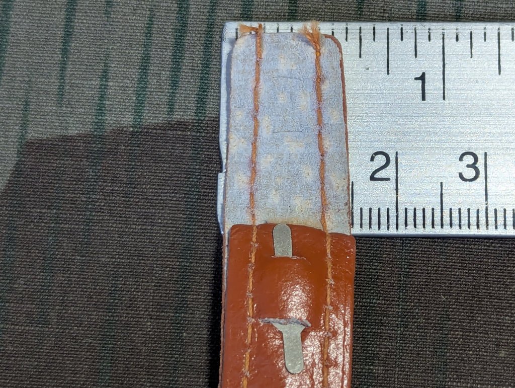 15mm Light Brown Leather Watch Band — image 6