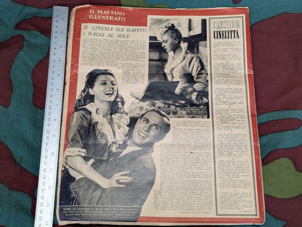 Italian Il Mattino Illustrato Magazine 22 Nov 1942 — image 2