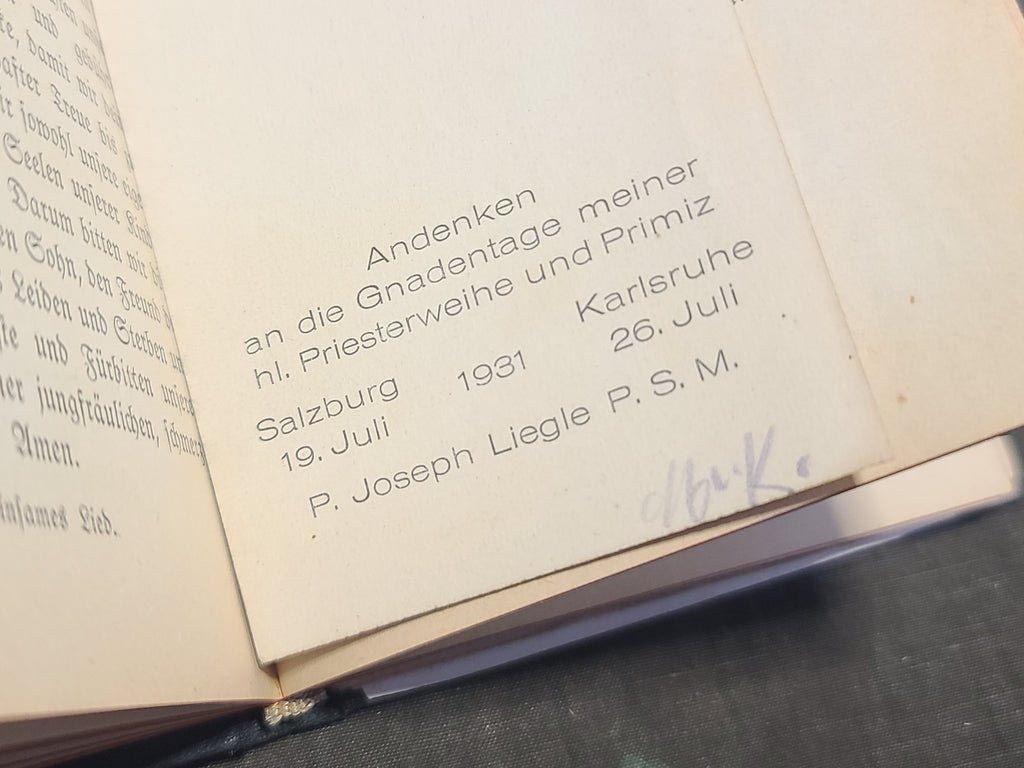 Mein Nazareth Catholic Prayer Book 1930 and Papers (1913-1937) — image 16