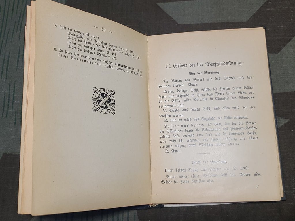 Mein Nazareth Catholic Prayer Book 1930 and Papers (1913-1937) — image 17