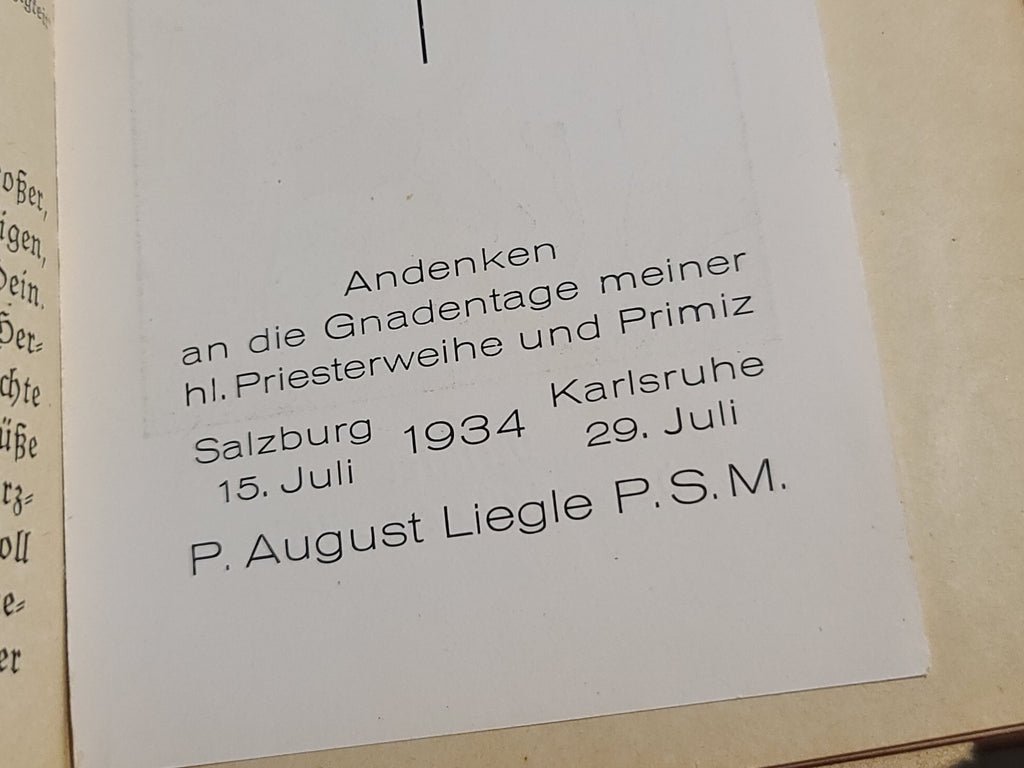 Mein Nazareth Catholic Prayer Book 1930 and Papers (1913-1937) — image 25