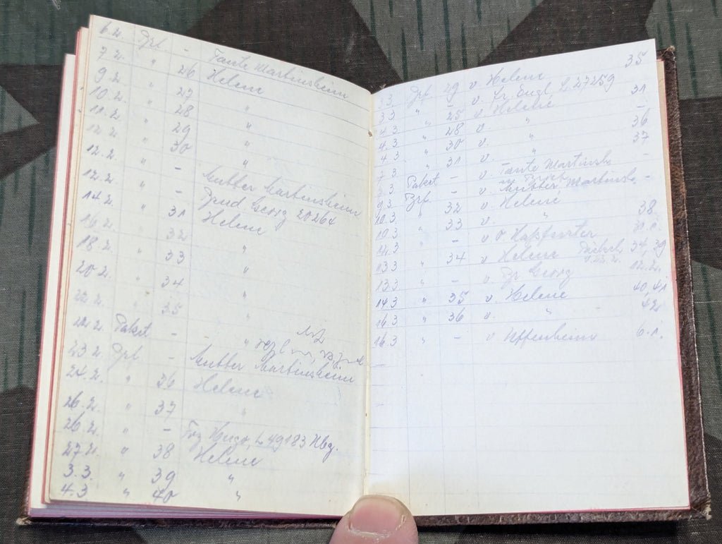 1944 Paris Wehrmacht Pocket Calendar — image 19