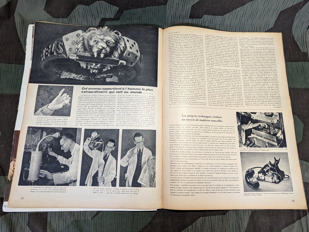 French Signal Magazine March 1941 No.5 Max Schmeling Cover — image 15