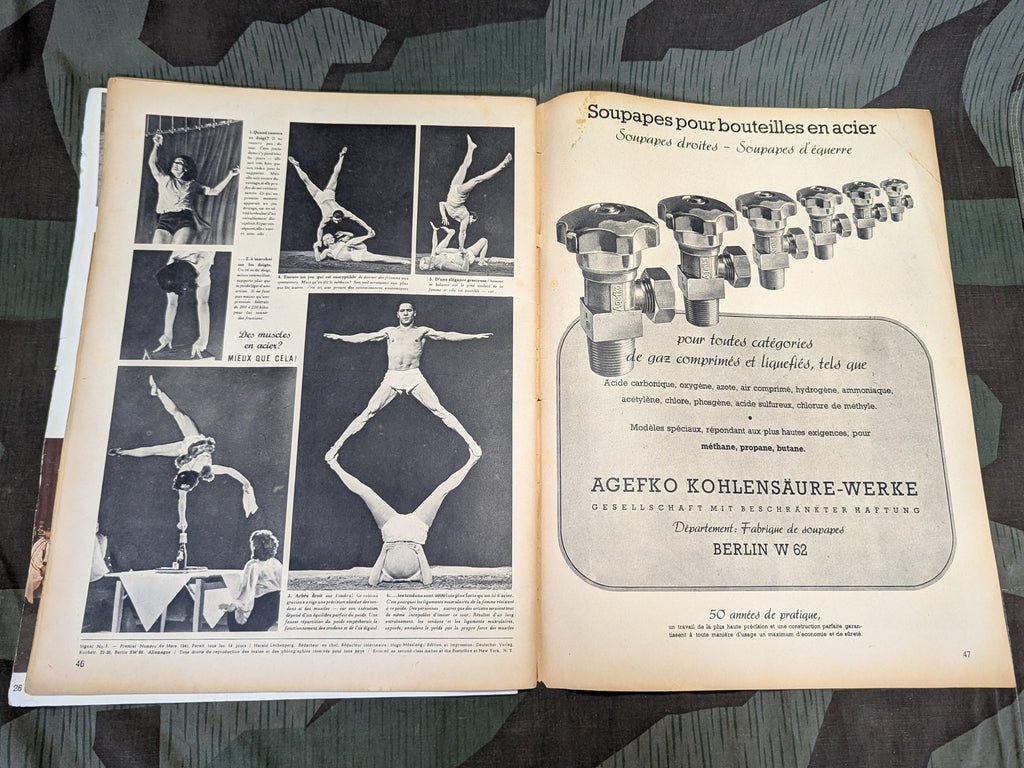 French Signal Magazine March 1941 No.5 Max Schmeling Cover — image 21