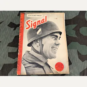 French Signal Magazine March 1941 No.5 Max Schmeling Cover