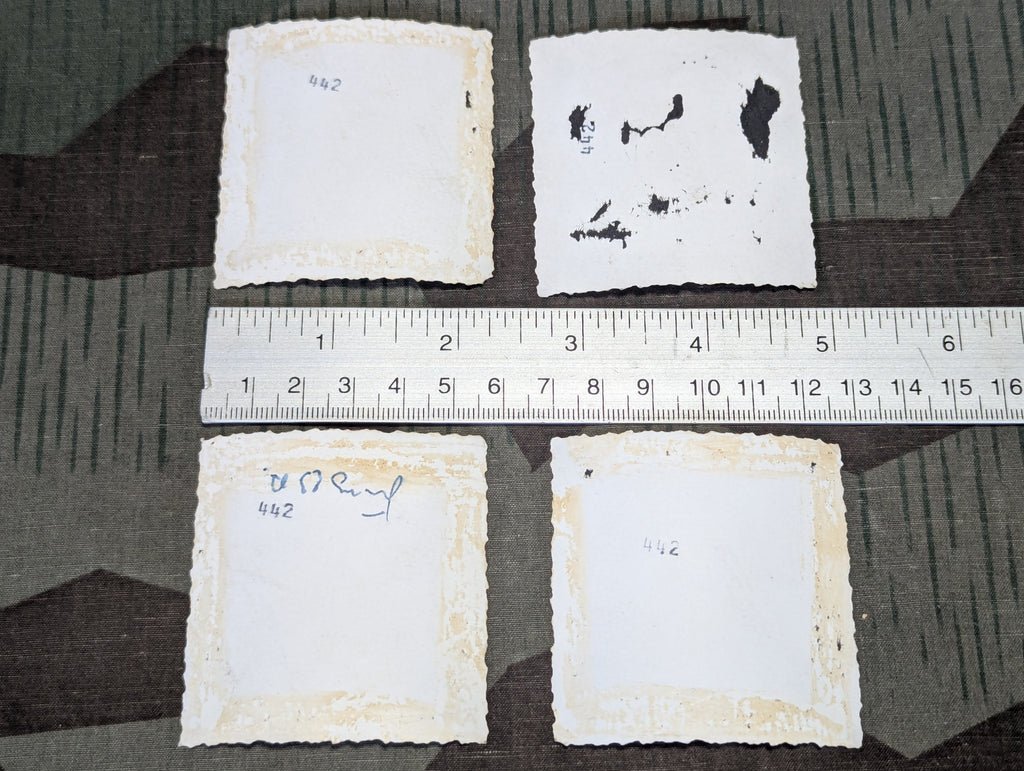 4 Photos of Luftwaffe Soldiers Playing Piano and Violin — image 4