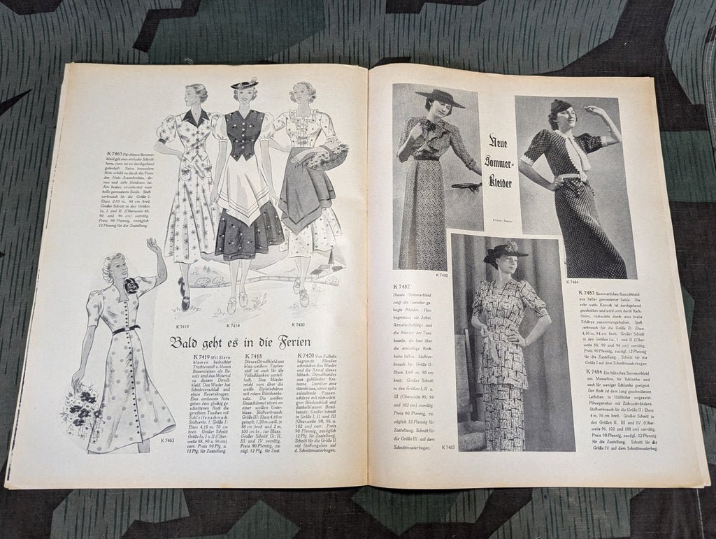 Was Ihr Wollt Magazine Heft 11 1937 With Dress Pattern — image 10