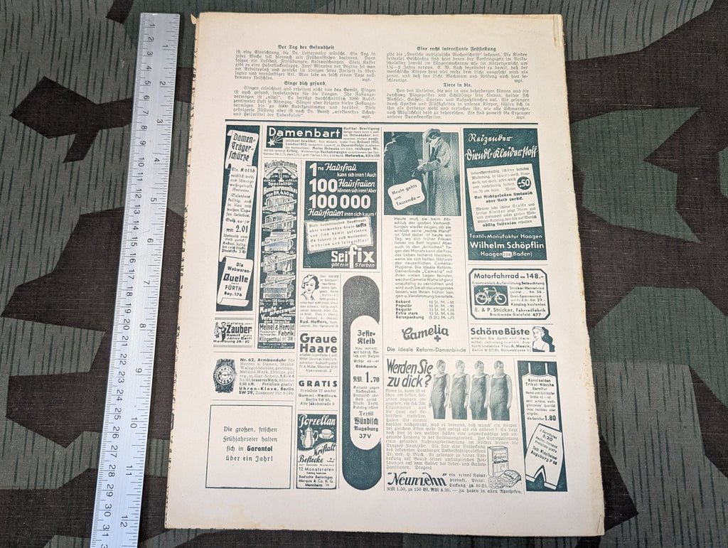 Was Ihr Wollt Magazine Heft 11 1937 With Dress Pattern — image 3