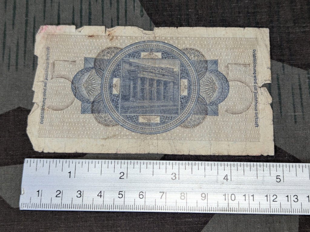 Fünf Reichsmark Note — image 2