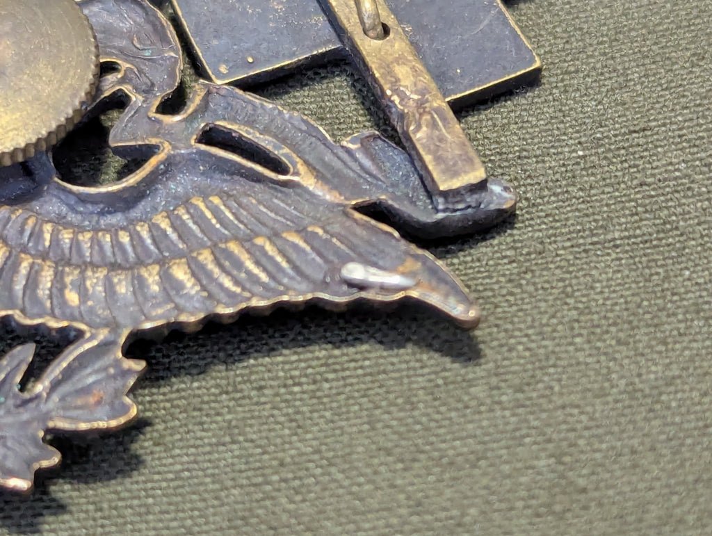 WWI American Red Cross Men's Officer Cap Badge — image 8