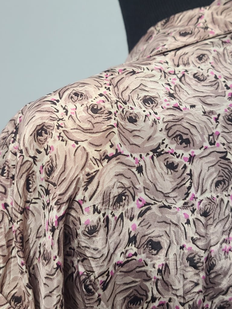 Lavender Rose Print Dress(B-41' W-34' H-42') — image 12