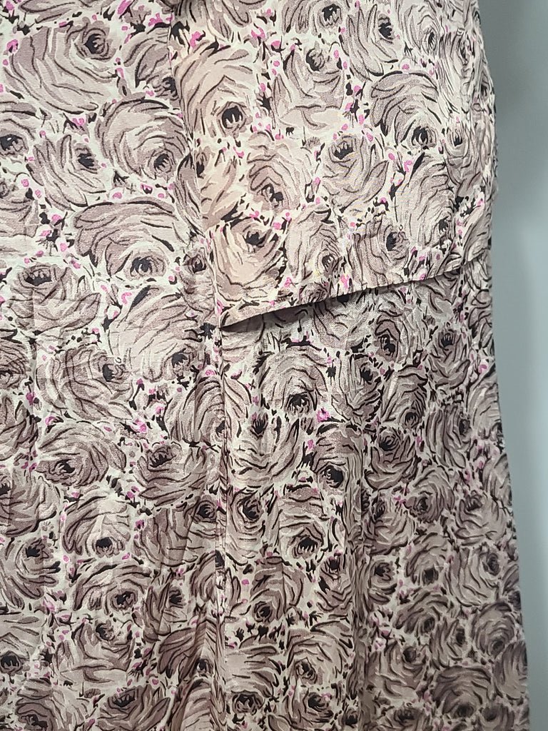 Lavender Rose Print Dress(B-41' W-34' H-42') — image 14