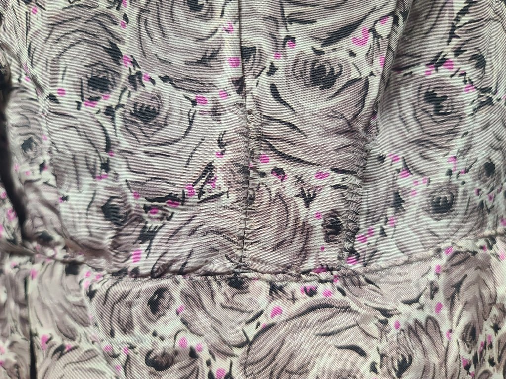 Lavender Rose Print Dress(B-41' W-34' H-42') — image 16