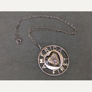 America First Locket Necklace
