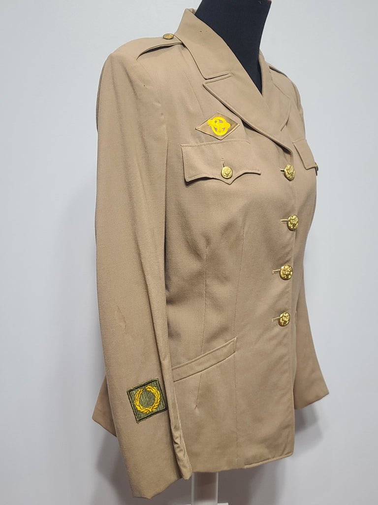 WAC Enlisted Tropical Worsted Khaki Jacket 16R(38' Bust) — image 3