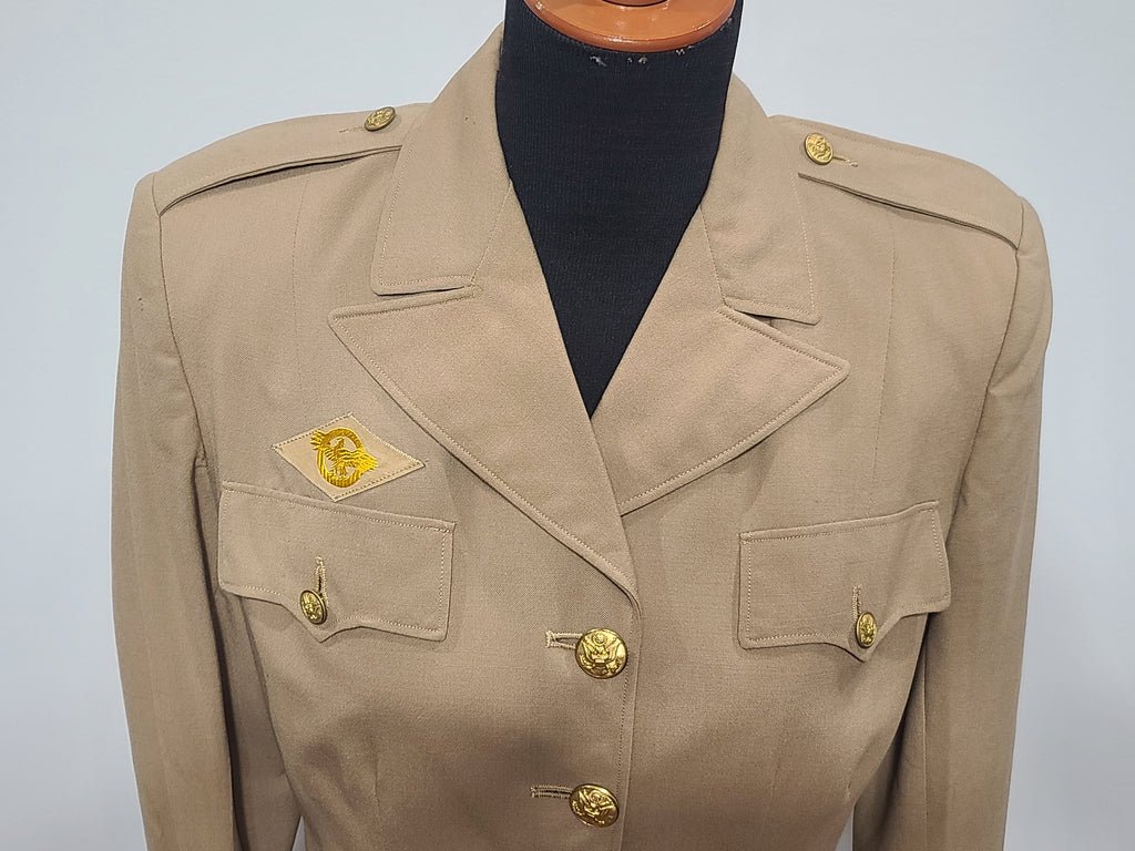 WAC Enlisted Tropical Worsted Khaki Jacket 16R(38' Bust) — image 4