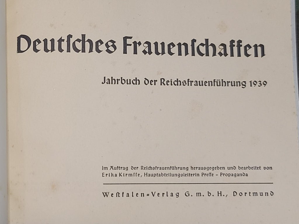 Deutsches Frauenschaften Jahrbuch 1939 — image 4