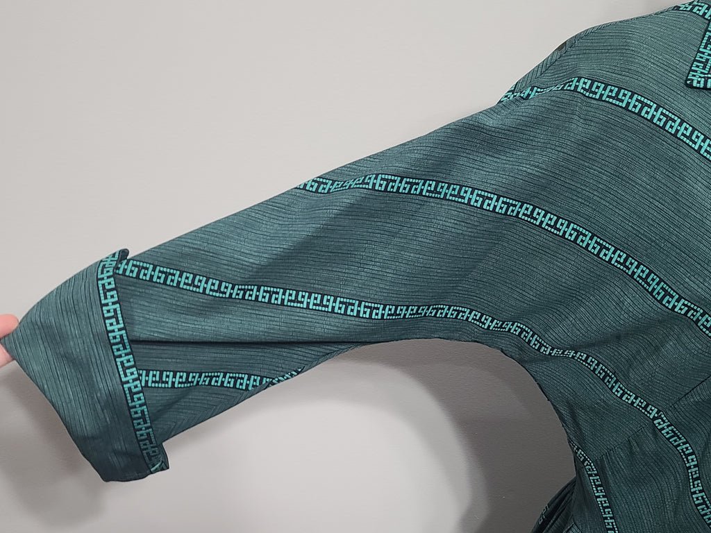 Teal Green Stripe Design(B-34' W-27') — image 7