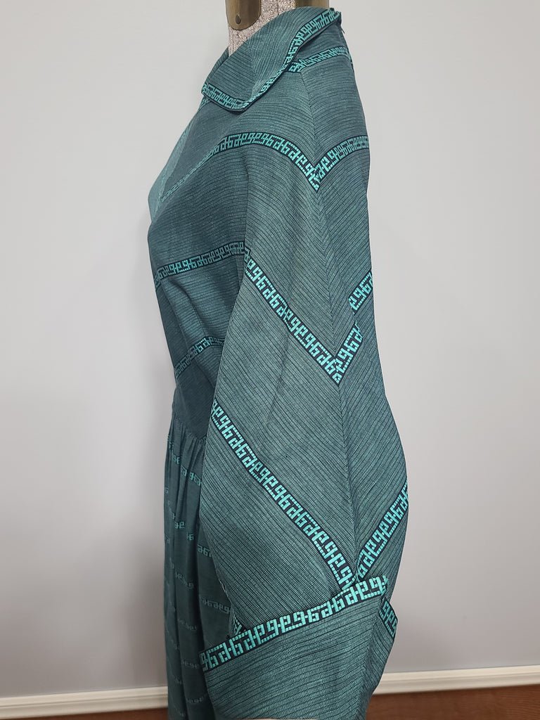 Teal Green Stripe Design(B-34' W-27') — image 9