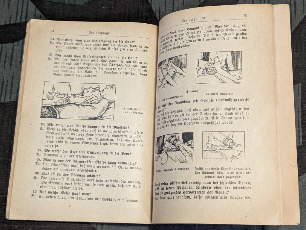 Wie Pflege Ich Kranke? First Aid Book 1942 — image 10