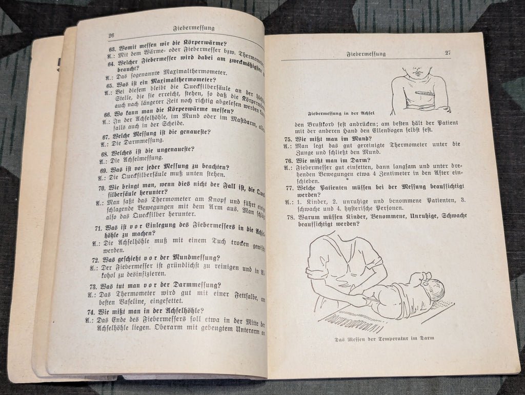 Wie Pflege Ich Kranke? First Aid Book 1942 — image 6