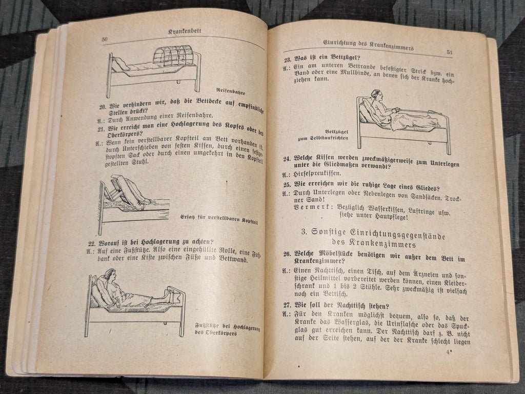 Wie Pflege Ich Kranke? First Aid Book 1942 — image 9