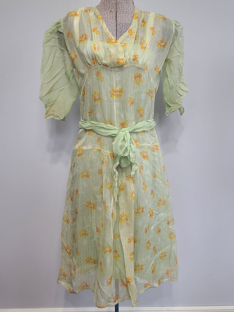 1920s Crepe Flapper Dress XXS(31' Bust) — image 2