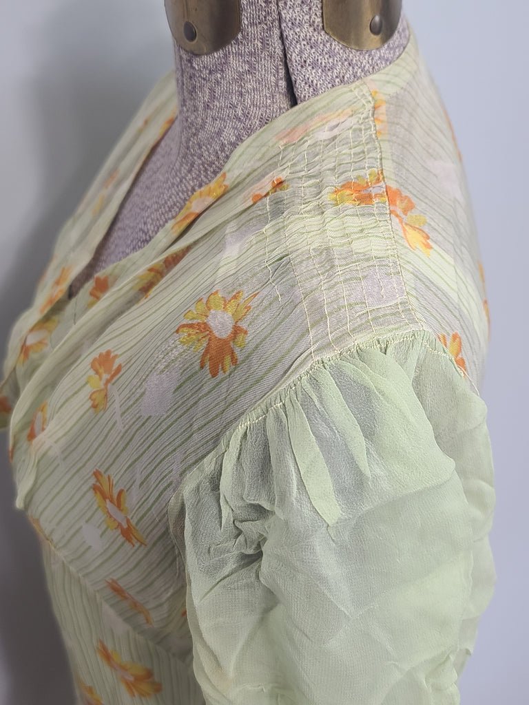 1920s Crepe Flapper Dress XXS(31' Bust) — image 24