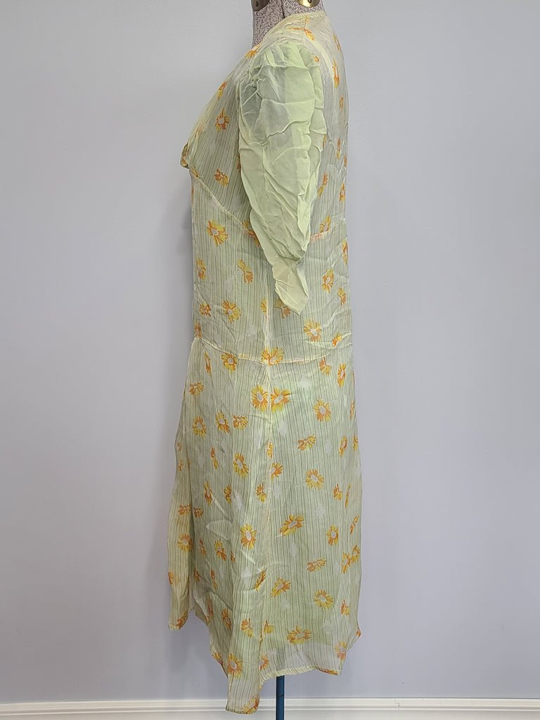 1920s Crepe Flapper Dress XXS(31' Bust) — image 4