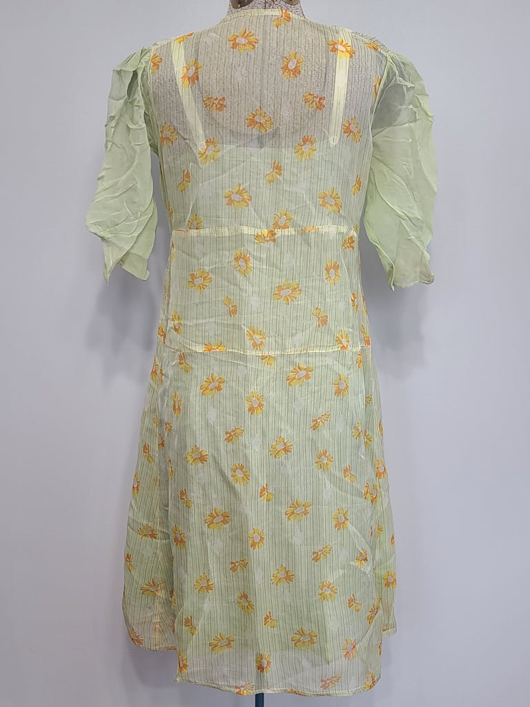 1920s Crepe Flapper Dress XXS(31' Bust) — image 5