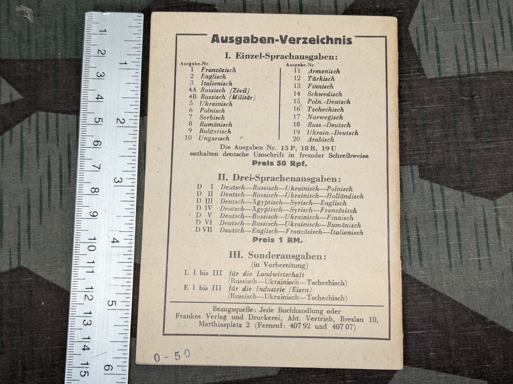 Original German-Polish Dictionary w/ Pictures — image 2