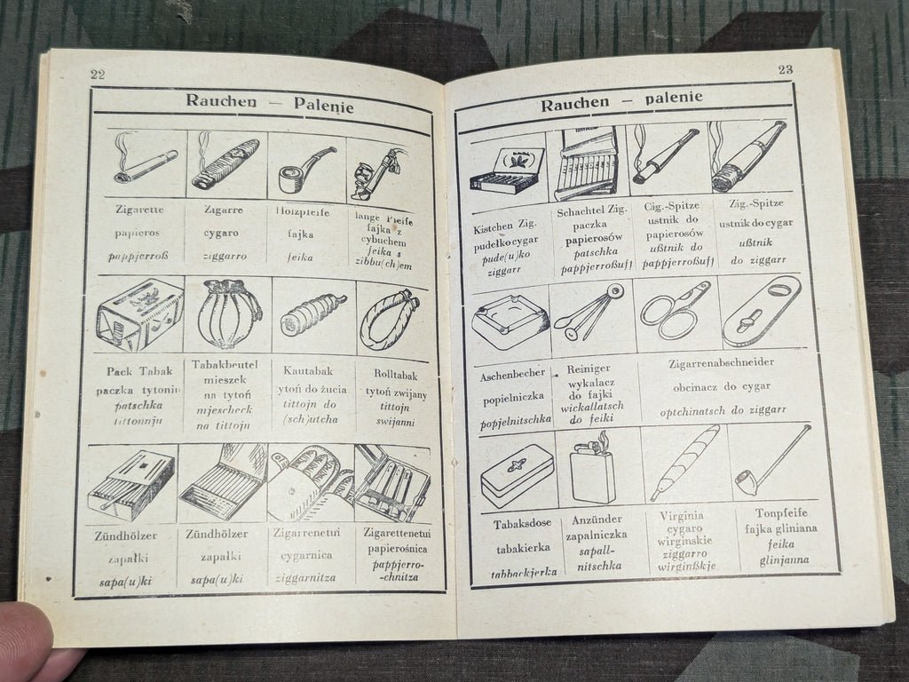 Original German-Polish Dictionary w/ Pictures — image 7