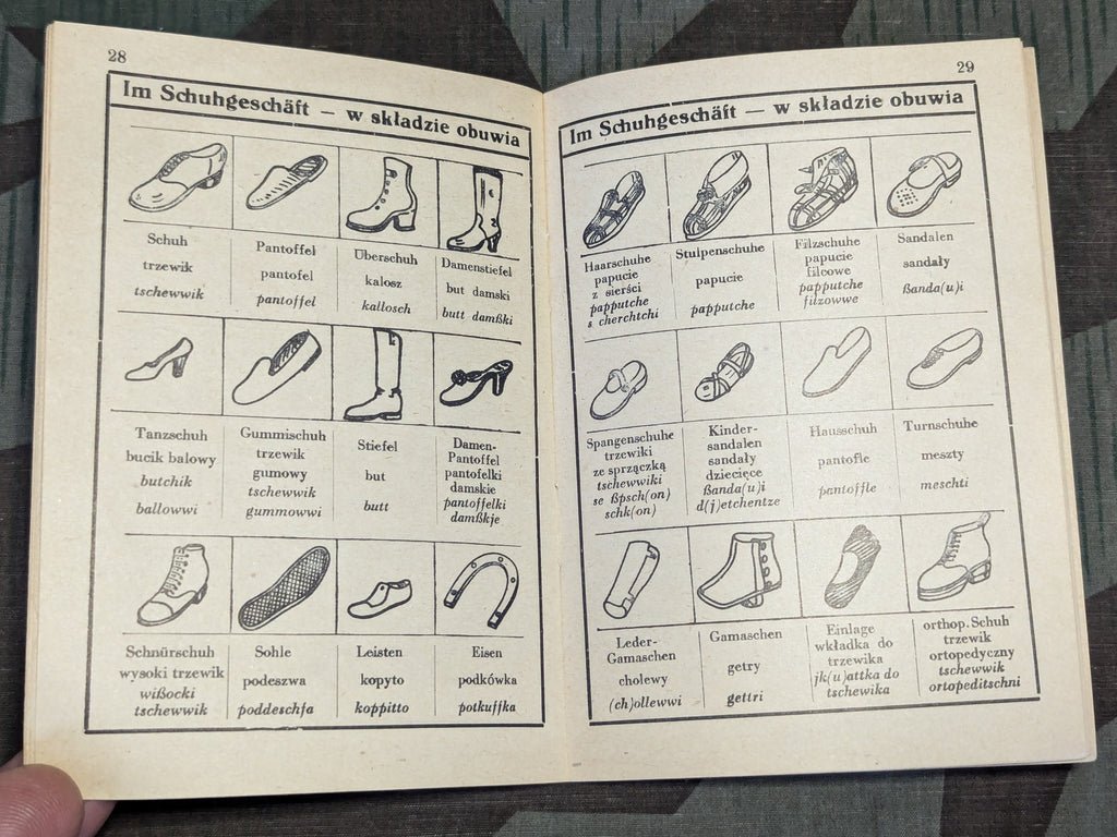 Original German-Polish Dictionary w/ Pictures — image 8