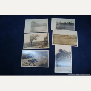 SMGQ-0017 6 pc lot Post cards sent back by member …