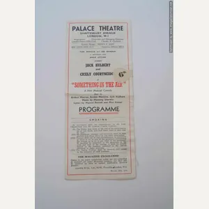 SMGP-721 Palace Theatre Programme march 20th 1944 London