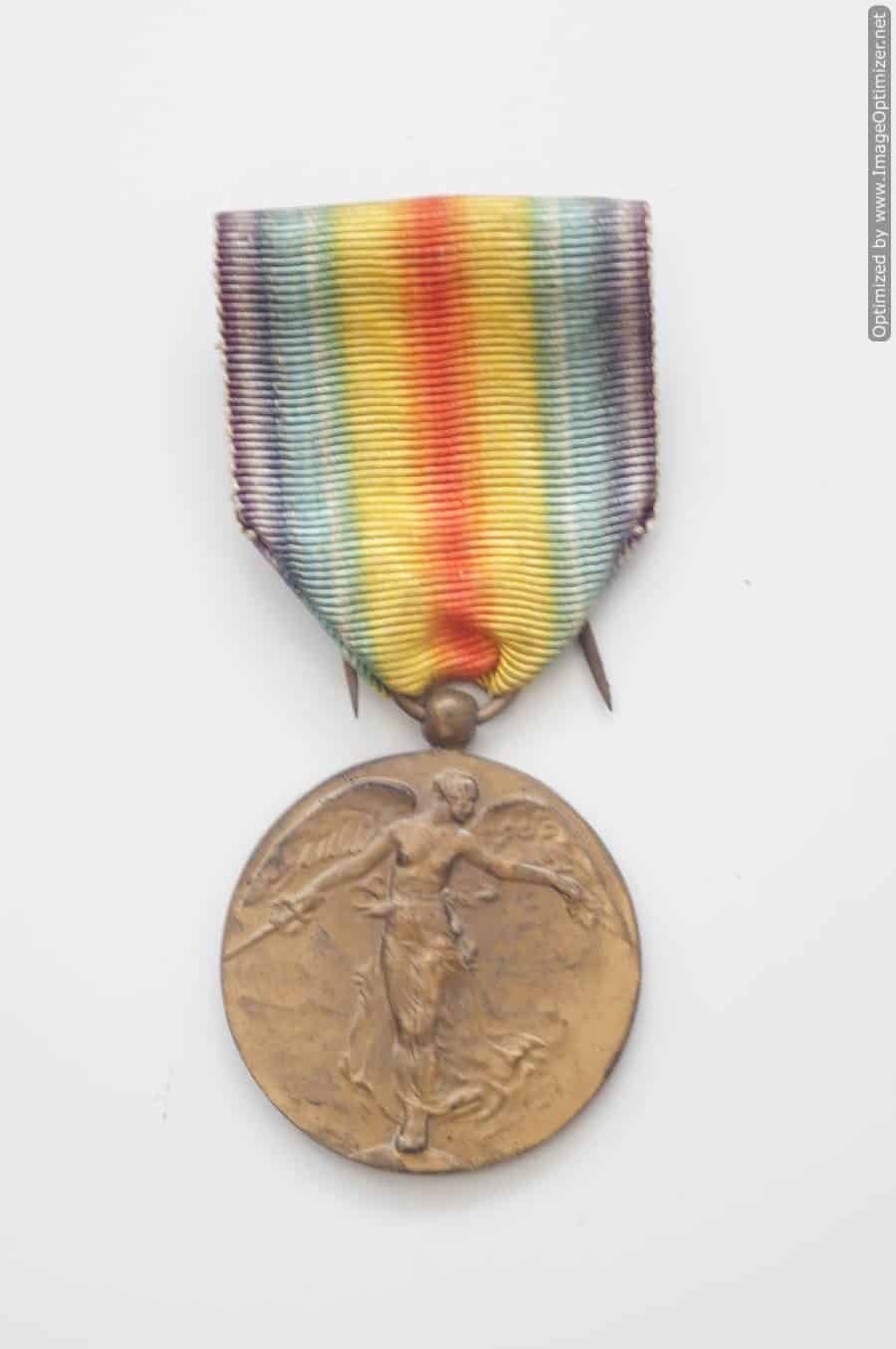 SMGP-703 WWI Belgian Belgian Victory medal. — image 5