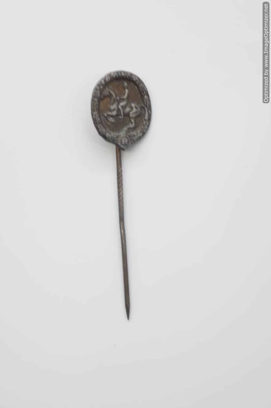 SMGP-622 german Horseman's stick pin in bronze — image 3