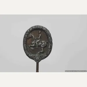 SMGP-622 german Horseman's stick pin in bronze