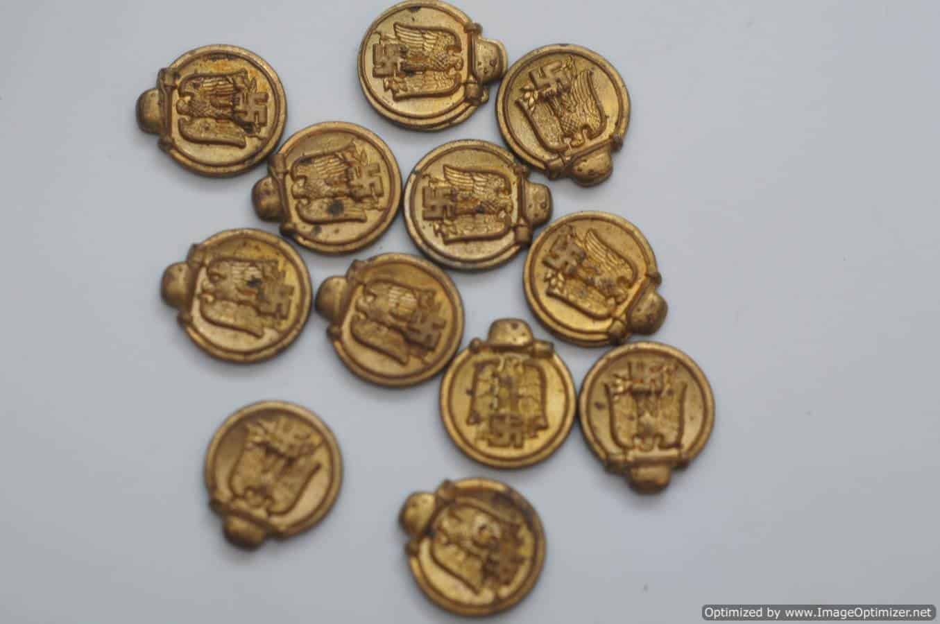 SMGP-455 Ost Medal Unfinnished stick pin heads L/16 marked — image 2