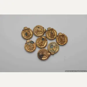 SMGP-454 Ost Medal Unfinnished stick pin heads Fair