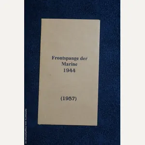 SMGIB-07 Naval Combat Clasp (marine-Frontspange) 1957 issue bag