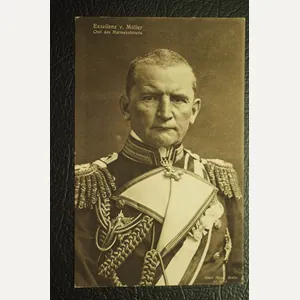 SGM-454 Exzellenz v. Muller WW1 Postcard